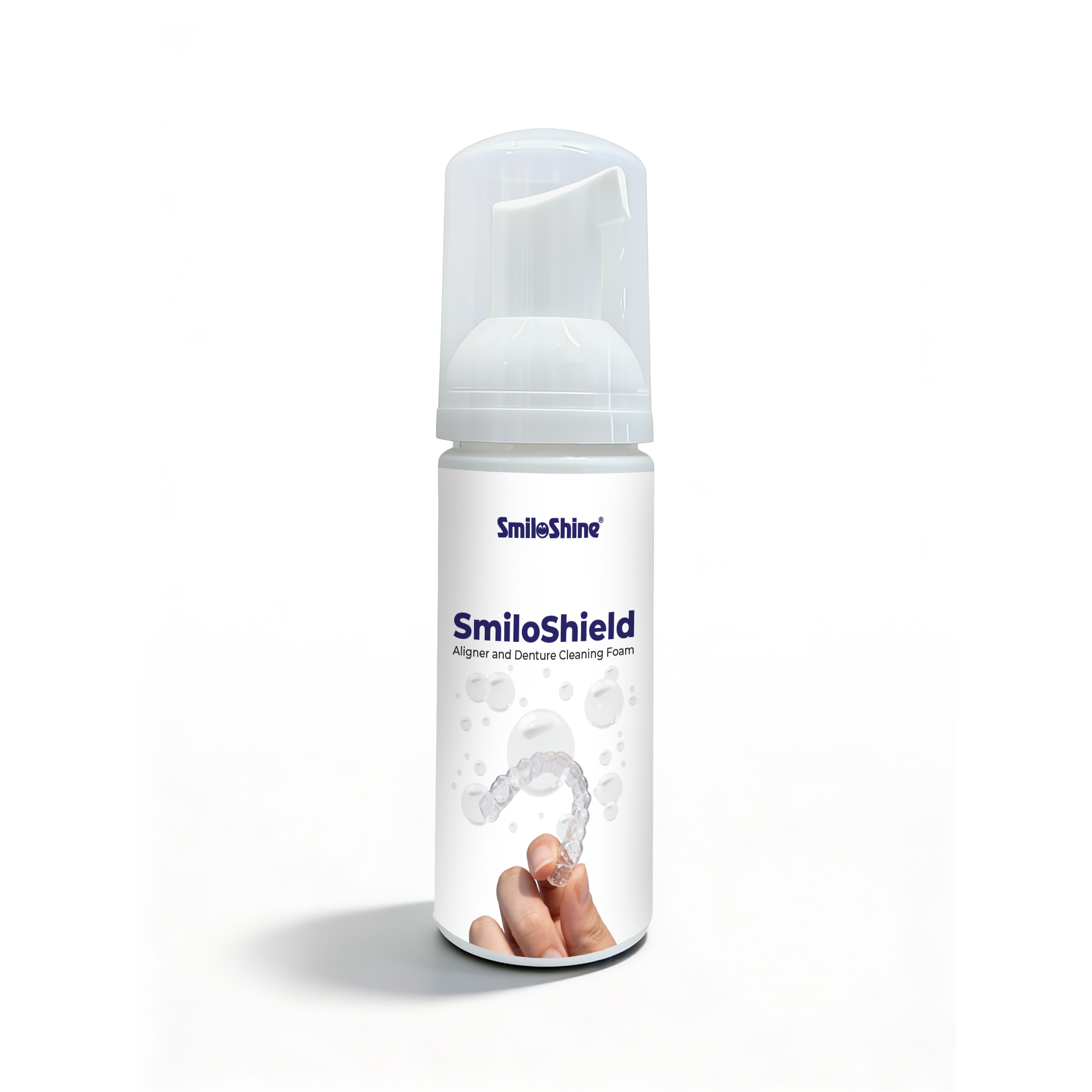 SmiloShield Aligner & Retainer Cleaning Foam (50g) | Peppermint