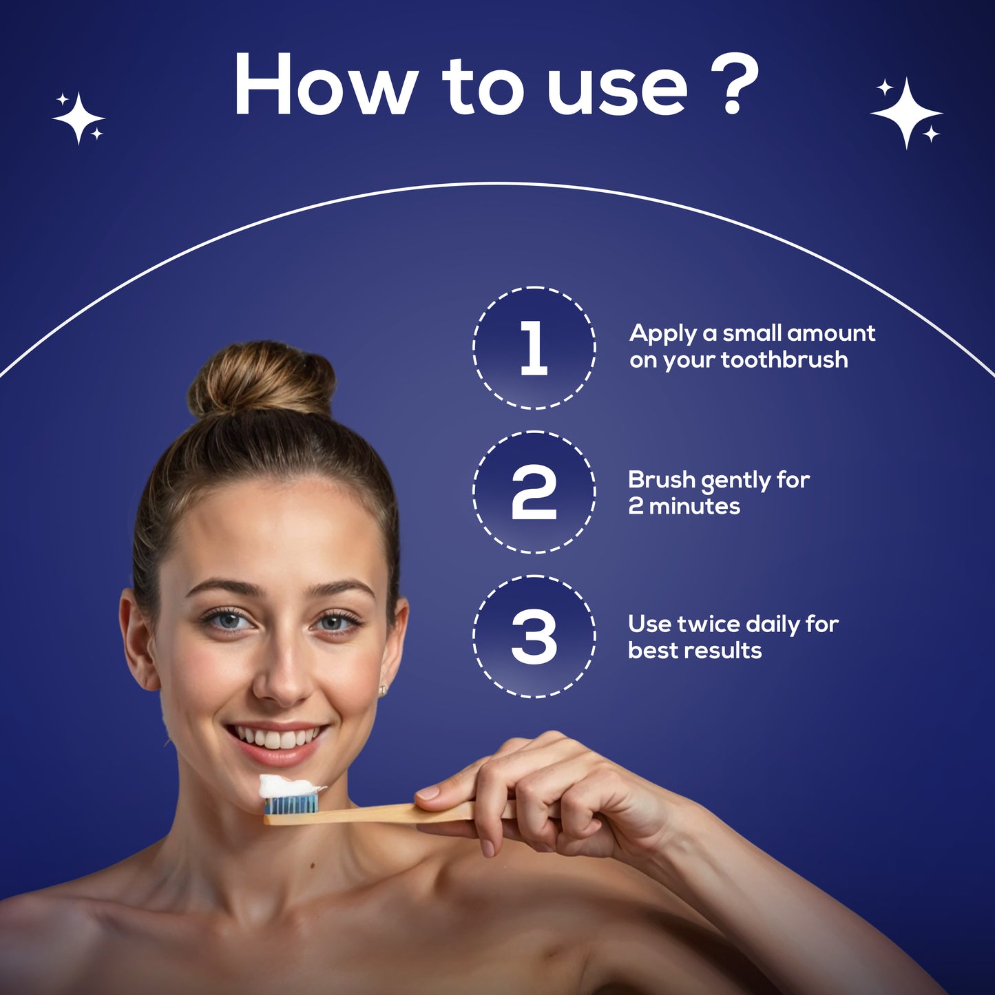 SmiloShine® Sensitivity Toothpaste 100g with Nitraguard Technology - How to Use