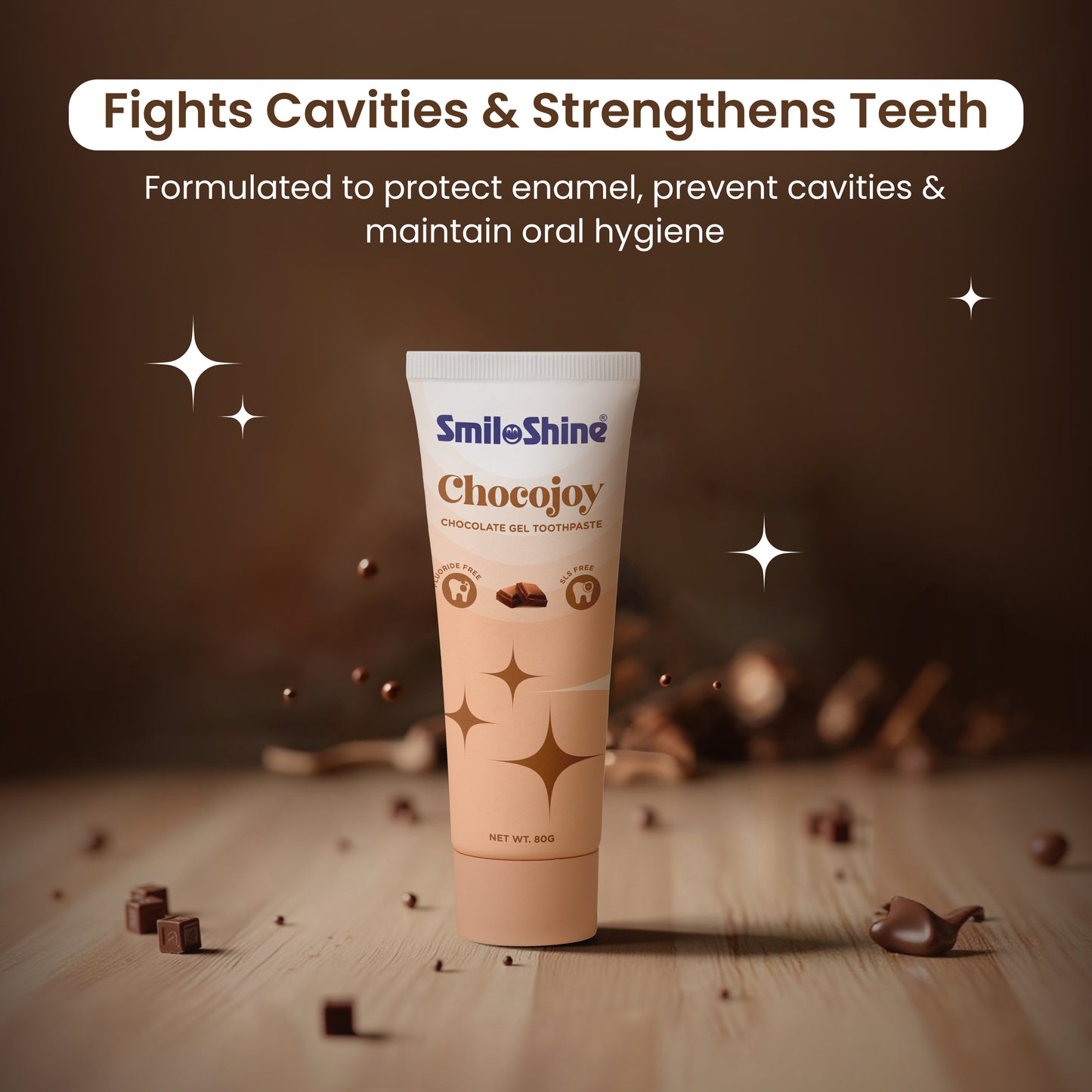 SmiloShine Chocojoy  Gel Toothpaste - Chocolate Flavour