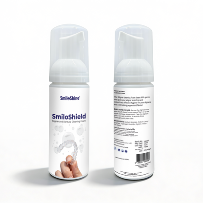 SmiloShield Aligner & Retainer Cleaning Foam (50g) | Peppermint
