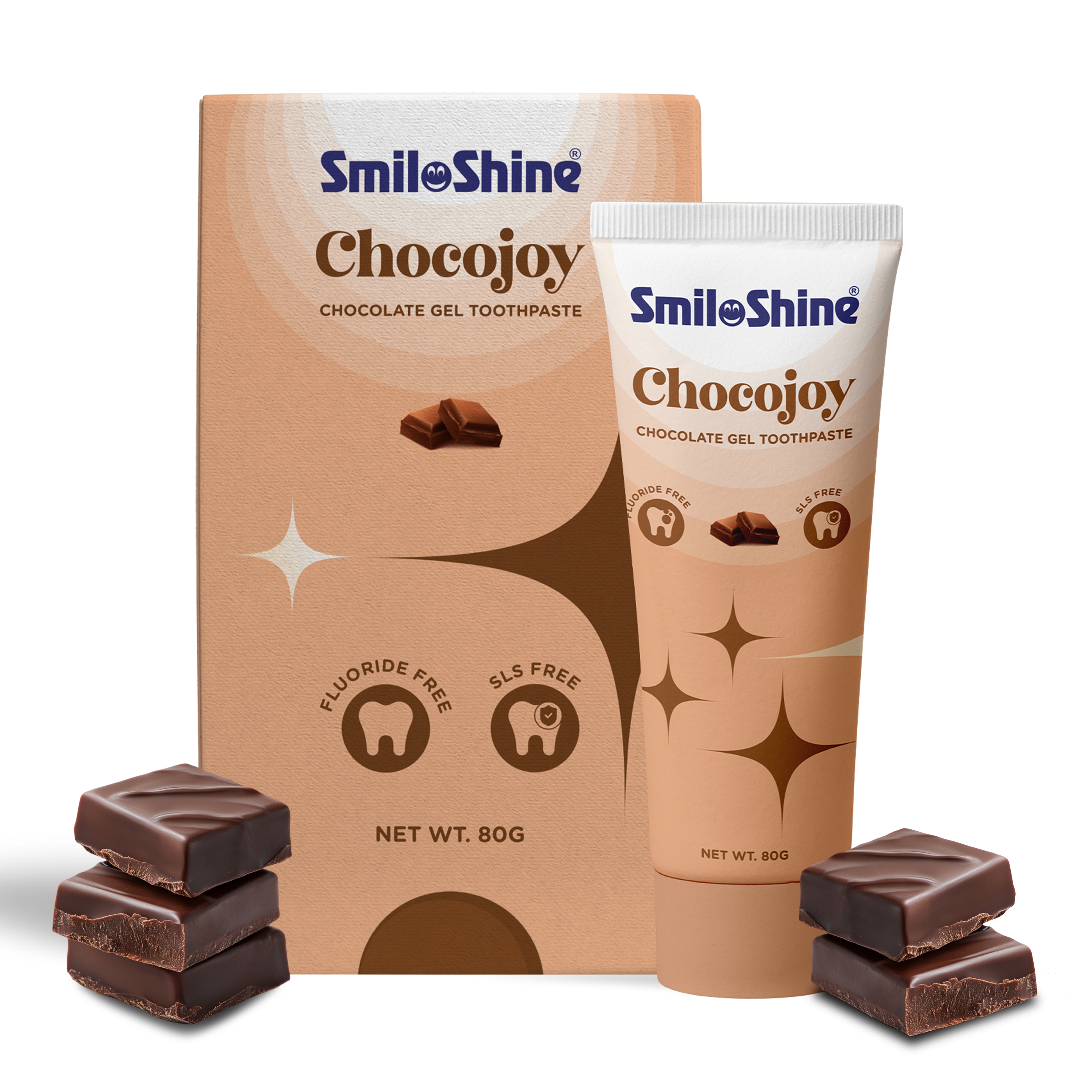 Milo Toothpaste SmiloShine® Chocojoy Chocolate Toothpaste 80g | Fluoride-Free