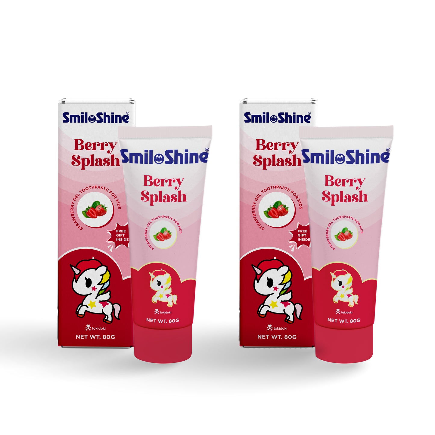 UNICORN GEL TOOTHPASTE FOR KIDS -  BERRY SPLASH (GLOW IN THE DARK)